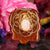 Orgonite with Moonstone and Gold Seed of Life