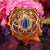 Orgonite with Blue Kyanite and Silver Seed of Life