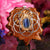 Orgonite with Blue Kyanite and Silver Seed of Life