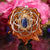 Orgonite with Blue Kyanite and Silver Seed of Life
