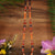 Amber with Silver Seed of Life Beaded Choker Necklace