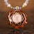 Rose Quartz with Gold Seed of Life Beaded Choker Necklace