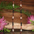 Red Garnet with Gold Sri Yantra Beaded Necklace