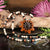 Obsidian with Silver Seed of Life Multi-Stone Beaded Necklace