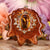 Yellow Amber with Gold Sri Yantra