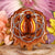 Yellow Amber with Silver Seed of Life