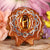 Yellow Amber with Silver Heart (4th) Chakra