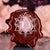 Moonstone with Silver 64 Star Tetradedron