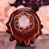 Moonstone with Silver Seed of Life
