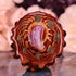 Moonstone with Gold Moon Cycle