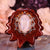 Moonstone with Silver 64 Star Tetradedron