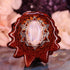 Moonstone with Silver 64 Star Tetradedron