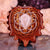 Moonstone with Silver Seed of Life