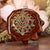 Natural with Gold Sri Yantra