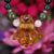 Amber Bee Beaded Choker Necklace