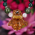 Amber Bee Beaded Choker Necklace