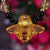 Amber Bee Beaded Choker Necklace