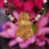 Amber Bee Beaded Choker Necklace