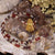 Amber Bee Beaded Choker Necklace