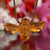 Amber Bee Necklace