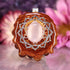 Rose Quartz with Silver Heart (4th) Chakra & Merkaba