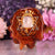 Rose Quartz with Silver Merkaba