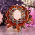 Rose Quartz with Silver 64 Star Tetrahedron