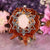 Rose Quartz with Silver 64 Star Tetrahedron