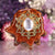 Rose Quartz with Gold 64 Star Tetrahedron