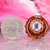 Rose Quartz with Silver Seed of Life