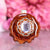 Rose Quartz with Silver Seed of Life