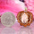 Rose Quartz with Gold Seed of Life