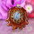 Aquamarine with Gold 64 Star Tetrahedron