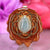 Aquamarine with Gold Seed of Life