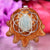 Aquamarine with Silver Seed of Life