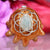 Aquamarine with Silver Seed of Life