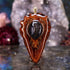 Black Druzy Quartz Teardrop