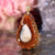 Crazy Lace Agate Teardrop