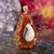 Crazy Lace Agate Teardrop