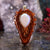 White Druzy Quartz Teardrop