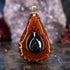Black Druzy Quartz Teardrop