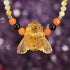Amber Bee Beaded Choker Necklace