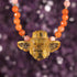 Amber Bee Beaded Choker Necklace