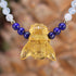 Amber Bee Beaded Choker Necklace