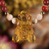 Amber Bee Beaded Choker Necklace