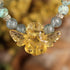 Amber Bee Beaded Choker Necklace