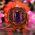 Amethyst with Silver Seed of Life
