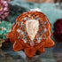 Crazy Lace Agate with Silver 64 Star Tetrahedron Multi-Stone