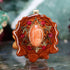 Red Sunstone with Gold 64 Star Tetrahedron Multi-Stone