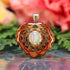 Ethiopian Opal with Gold Sri Yantra